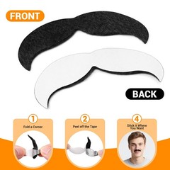 60 Pcs Fake Mustaches Self Adhesive Novelty Moustaches Variety of Styles for …