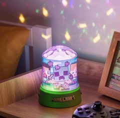 Paladone Minecraft Party Projection Light. officially licensed RGB LED Lamp