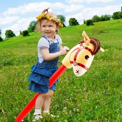 12 Pack Inflatable Stick Horse Bulk Colorful Inflatable Horsehead Stick Ballo…