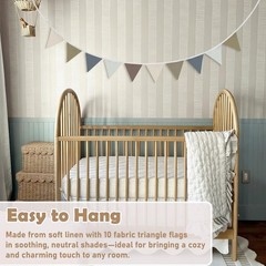 Nursery Wall Art Decor,Boho Room Triangle Banners