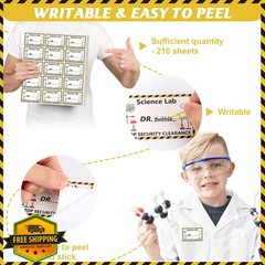 HKSZEH 210 Pcs Science Themed Props