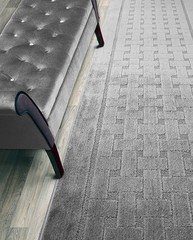 8 ft Long, Grey, Non-Slip Washable Carpet 2’2″ x 8′ (Runner), Grey Labyrinth