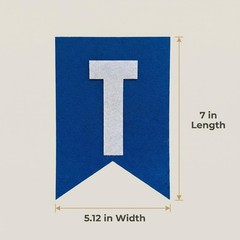 Blue Father’s Day Banner – Pre-assembled for Quick, Elegant Celebrations