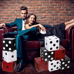 12 Pcs Large Casino Dice Boxes 11 in Casino Theme Party Decoration Las Vegas …