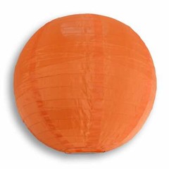 Quasimoon 4″ Multi-Color Round Nylon Lanterns, Even Ribbing, Hanging (10-PACK…
