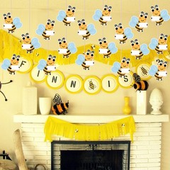 50PCS Bumble Bee Cutouts for Bulletin Board Decorations, Cute Bee Student Nam…