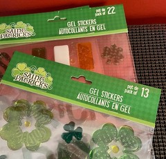 Saint Patrick’s Day Gel Wax Decorations Lot Factory Sealed