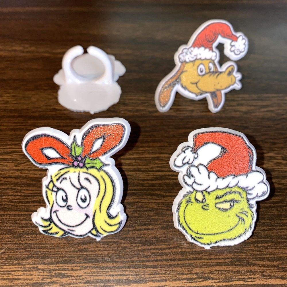 DecoPac, How The Grinch Stole Christmas ~ Cupcake Rings 72 ct ~ Cake Decorations