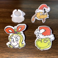 DecoPac, How The Grinch Stole Christmas ~ Cupcake Rings 72 ct ~ Cake Decorations