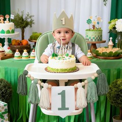 First Birthday Decorations for Boy Wild One Birthday Decor Highchair Banner