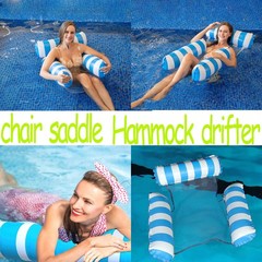 Water Hammock Lounger – Pool Float Lounger for Adults Inflatable Swimming Poo…