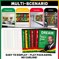 Juneteenth Decorations, 21Pcs Juneteenth Posters, Motivational Inspirational Cla