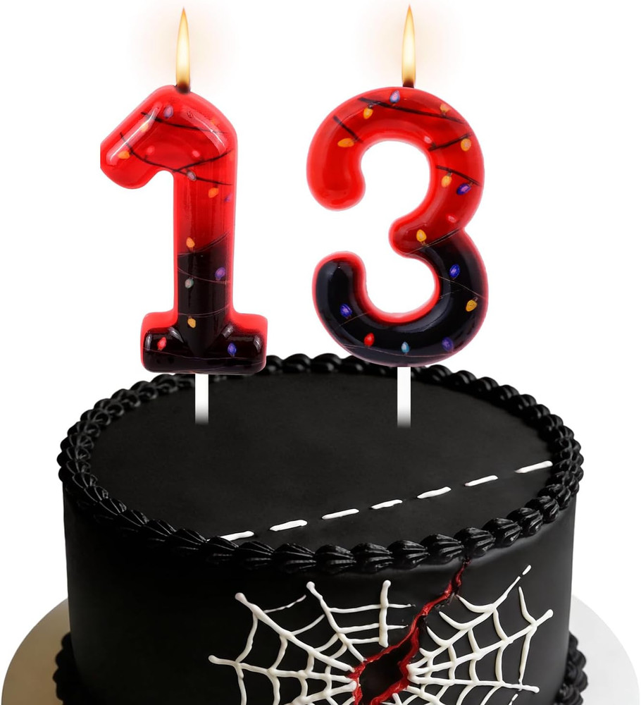 Stranger Theme Party Decoration Candle,Things Birthday Party Decoration,13Th Bir