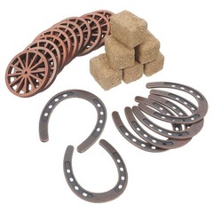 24 Pcs Cowboy Party Decorations Straw Bales for Craft Mini Haybales Horse Table