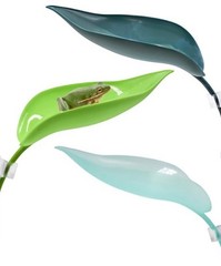 Turtle Reptile Basking Platforms 3PCS Leaf Shape for Aquariums with Suction Cups