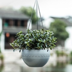 Flower Pots Hanging Balcony Wall Decoration Plastic Self-Watering