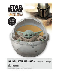 Disney Star Wars Mandalorian: The Child 31” Round Foil Balloon – 10 Pack, Sealed