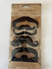 5 Packs JA-RU/Jolee’s Boutique MUSTACHES Party Stickers Scrapbooking