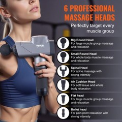 Massage Gun Deep Tissue Percussion Muscle Massager for Athletes – with 8 Spee