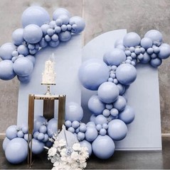 Dusty Blue Balloons 110 Pcs Garland Kit Different Sizes 5 10 12 18 Inch
