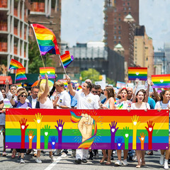 Pride Banner Rainbow Flag 120″ X 20″ LGBT Decorations Yard Sign Party Decor Vivi