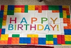 Building Block Birthday Party Backdrop Building Blocks Decoration Backdrop 48×26
