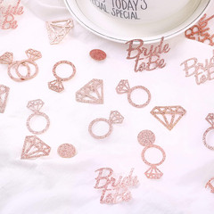 Bridal Shower Table Glitter Bride Confetti Bachelorette Party Decorations | 300P
