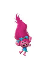 DreamWorks Trolls Poppy Foil Balloon 43″ Multicolor Pink Party Balloon – NEW