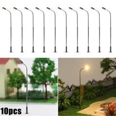 1:50 Scale Model Railway Lamp DC/AC 3V Kit Lightweight Post Street Warm White