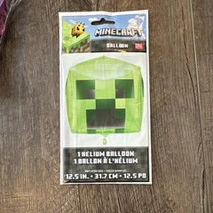 Party Pack Minecraft Unique Creeper Purple Table Covers Balloons Banner
