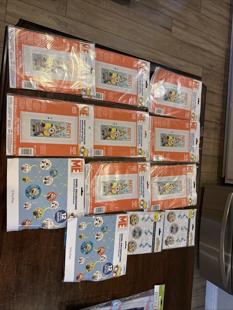 Minions Despicable Me Party Supplies Lot