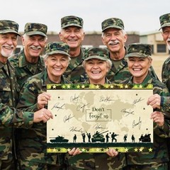 Jumbo Camouflage Retirement Greeting Card Army Military We Will Miss You