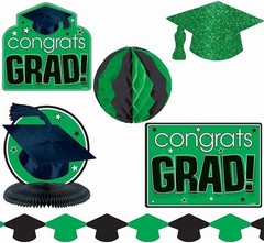 Amscan «Congrats Grad!» Graduation Party Room Decorating Kit (10 Piece)