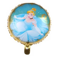 8 Pack Princess Foil Balloons Party Decorations for Birthday Wedding Baby Shower
