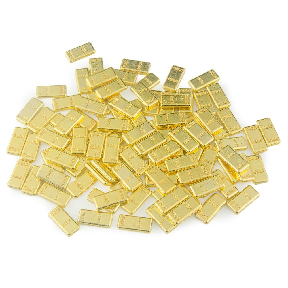 Fake Gold Coins – 100 Pieces Tiny Golden Coin for Crafts, Party Favors,Photog…