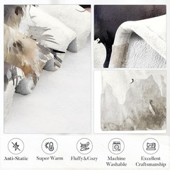 70th Birthday Blanket Compatible with All Seasons Flannel 60×80 Letter Print