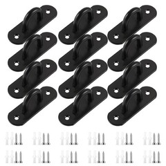 Mounting Bracket Elliptical Hook Indoor Outdoor Use Compact Low-profile