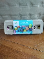 1 Dozen Confetti Filled Easter Eggs (12 Eggs) CASCARONES Colorful Fiesta Party