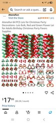 Atonofun 64 PC Leis for Christmas Party Decorations