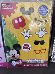 Photo Booth Props Masks Birthday Party Disney Junior Mickey Minnie New 2 Packs