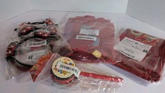 Chinese New Year Party Decor Assortment, 3 Headbands, 1 Noise Maker, Placemats,
