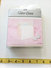 Favor boxes sealed pack(24) pink