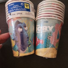 Finding DORY PARTY FOR 16 small Plates Cups Napkins NEMO