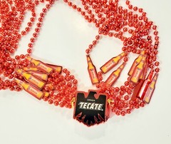 TECATE Beaded Necklaces & CORONA Necklaces Mexican Beer Lot of 11 – NEW