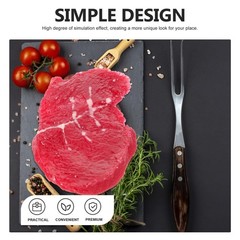 Realistic Steak Prop Artificial Sliced Steak Model Lightweight Fake Meat Orna…