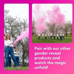 Pink Baby Gender Reveal Fire Extinguisher – Eco-Friendly Powder Spray