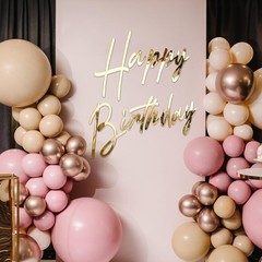 Happy Birthday Sign for Backdrop Large Happy Birthday Sticker Letter Acrylic