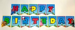 Super Mario Bros Happy Birthday Banner/ Mario Bros Birthday/ Mario & Luigi