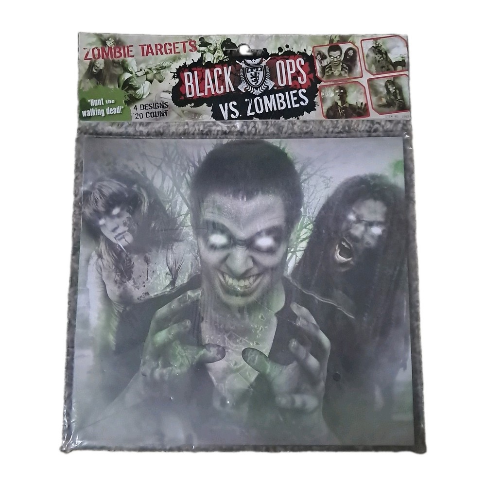 Zombie Targets Black Ops Vs Zombies 4 Designs 20 Count New , Halloween Decor