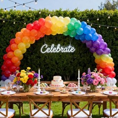 Balloons Assorted Colors 100 Pack 12 Inch Colorful Rainbow Round Bright Latex…